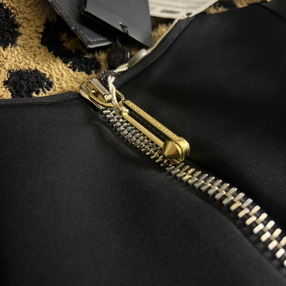 Philipp Plein Black Long Sleeve Dress with Studded Detail - Picture 6 of 12